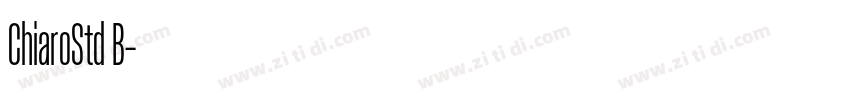 ChiaroStd B字体转换